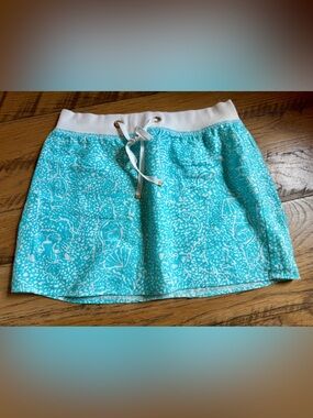 EUC Lilly Pulitzer Hayden linen mini skirt beach
